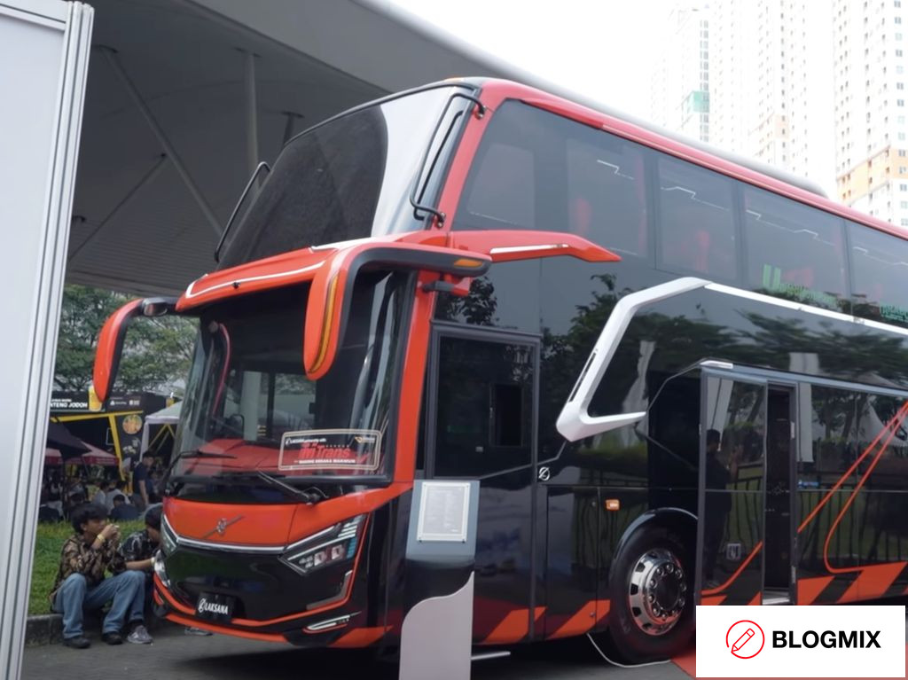 Intip Bus Tingkat Terbaru Laksana yang Cocok Buat Angkutan Lintas Pulau