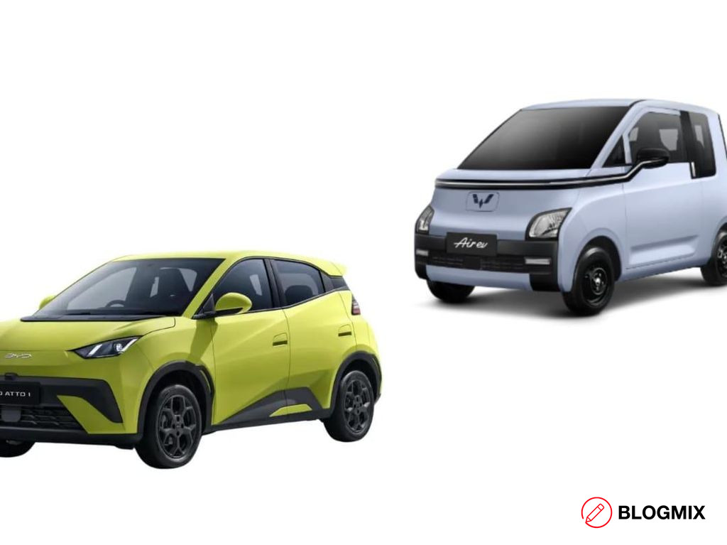 Perbandingan Dimensi BYD Atto 1 dan Wuling Air ev