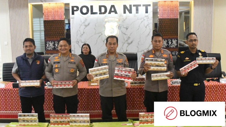 Polda NTT Ungkap Jaringan Rokok Ilegal Internasional Senilai Rp231 Miliar